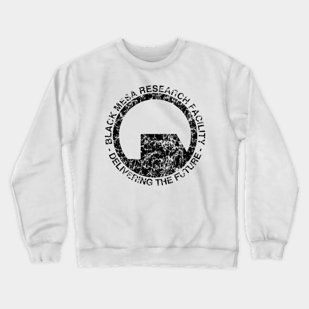 Black Mesa Research Facility Crewneck Sweatshirt by synaptyx